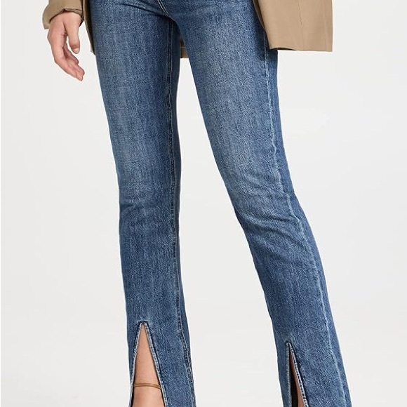 Pistola Colleen High Rise Slim Flare in Willow -Revolve- - Picture 6 of 15